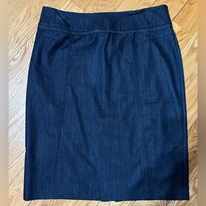 New York & Company Dark Blue Pencil Skirt